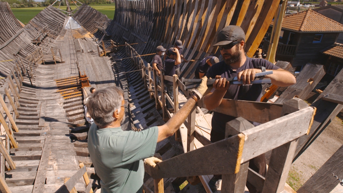 Vaisseau "Le Jean Bart", le chantier d