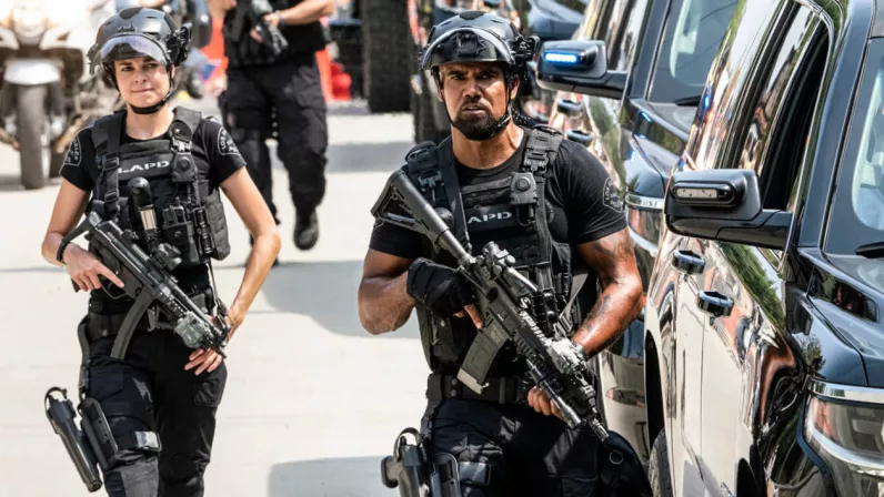 Copyright Bill Inoshita/CBS Stars Lina Esco, Shemar Moore Serie S.W.A.T. (2017) - Saison 4