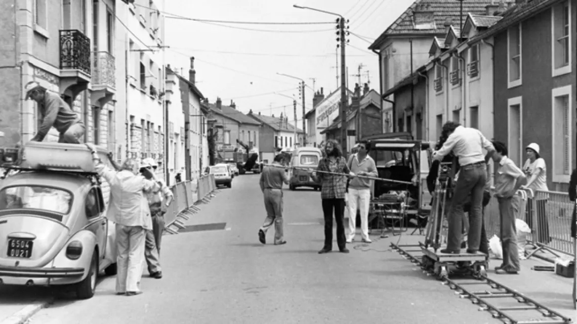 1980 Tournage Les menteurs avec Simone Valère et Jean-Marc Thibault