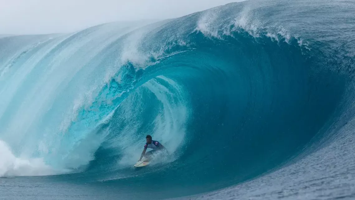 Michel Bourez à Teahupo'o