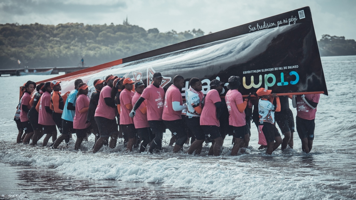 Tour de Martinique des Yoles Rondes 2019 : yole lamentinoise CTDM/EDF