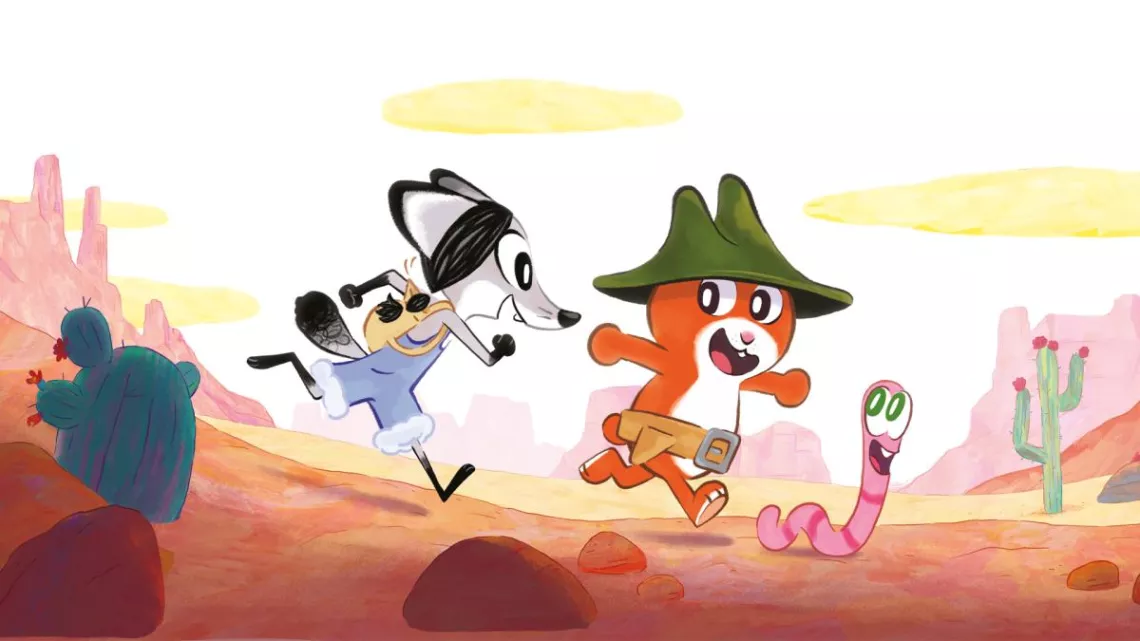 Billy rêve de devenir un cowboy mais il n'est encore qu'un enfant, un hamster. Jean-Claude le ver de terre et Suzie la petite fouine sont ses fidèles compagnons d'aventures.