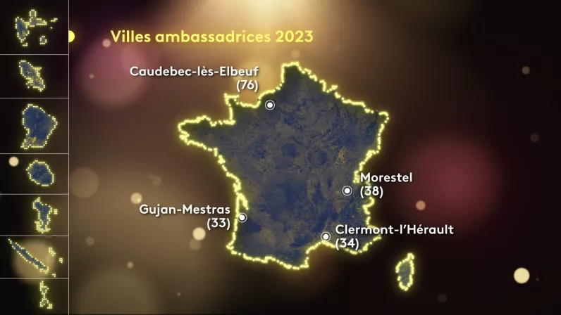 DP Telethon 2023 carte des ville
