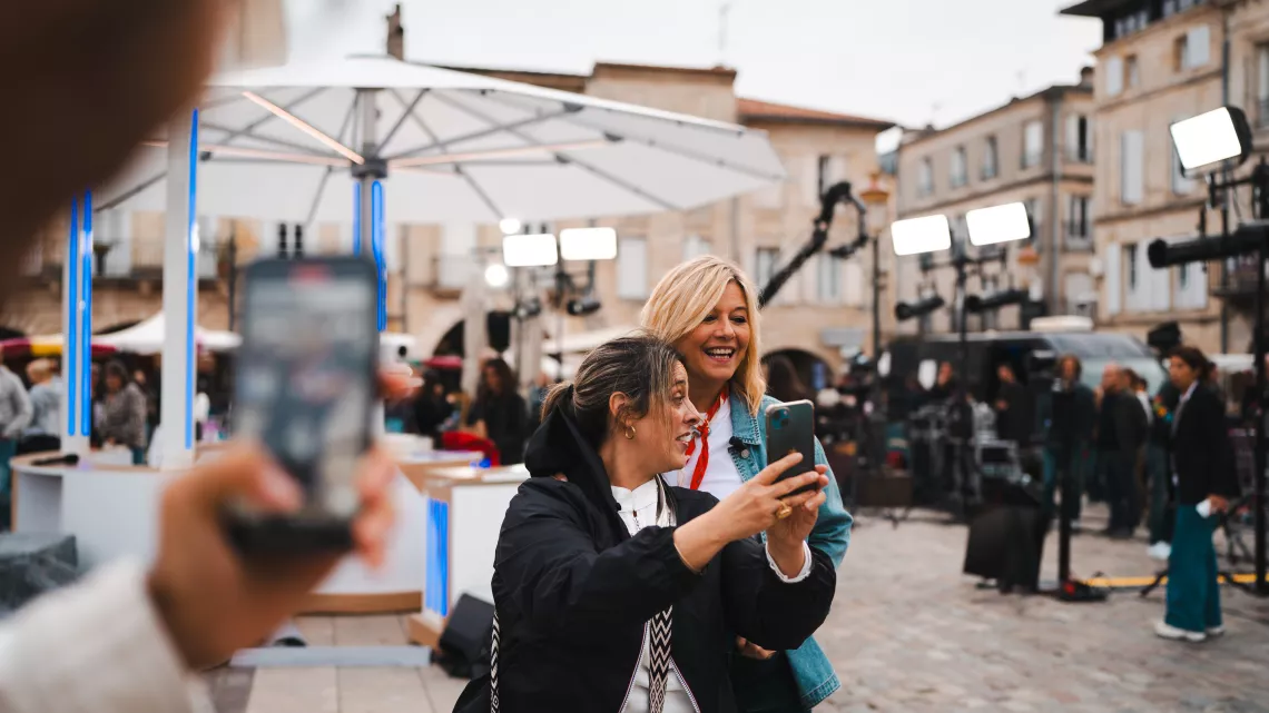Selfie à Libourne