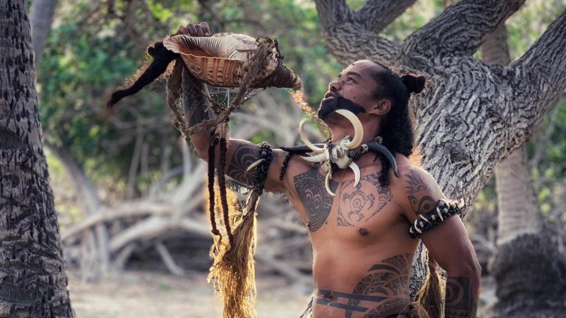 Motu Haka,  le combat des îles Marquises - Danseur Marquisien Ö Ua Pou ∏ Christophe Trarieux