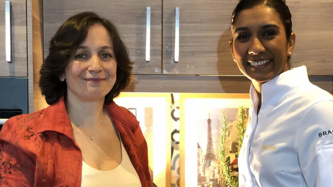 Valérie Baudard et Kelly Rangama