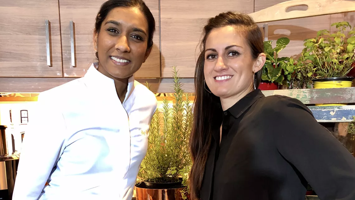 Kelly Rangama et Vanessa Roussille