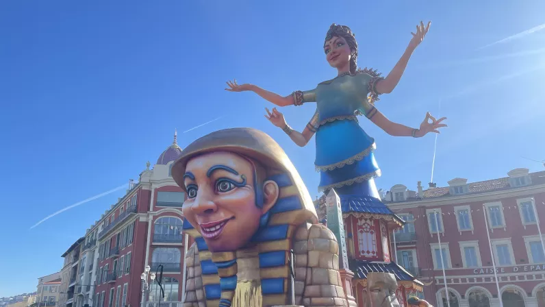 Un char du carnaval de Nice