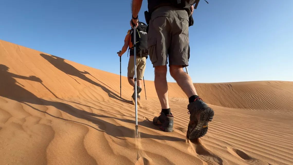 La marche de Mathieu et Gérard