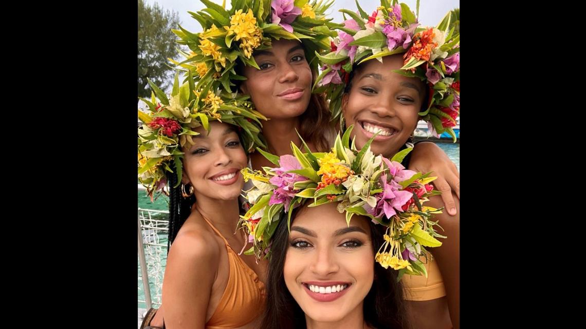 Les miss n'ont peur de rien en Polynésie 