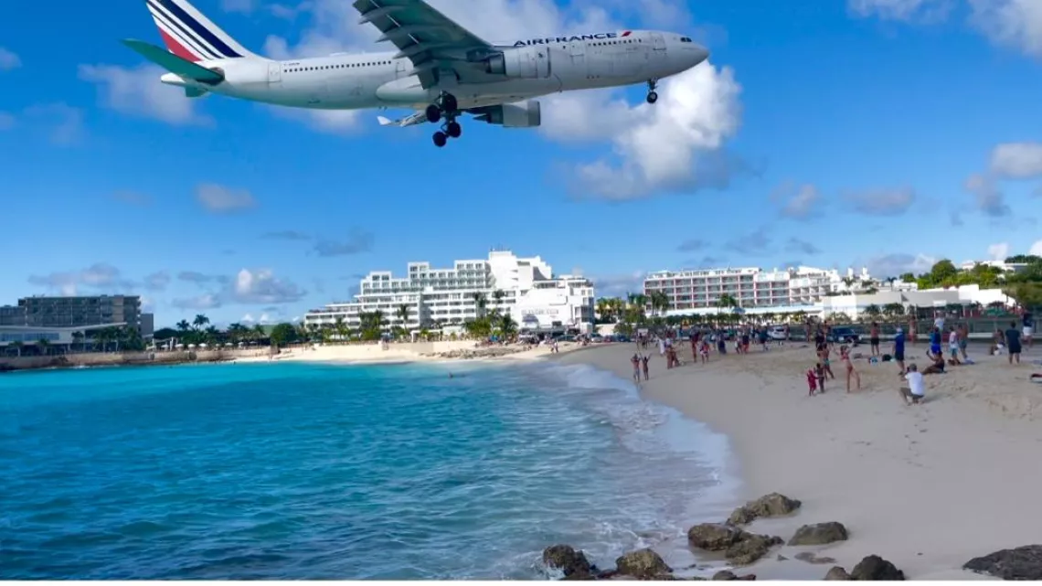 Sint Marteen : Maho Beach