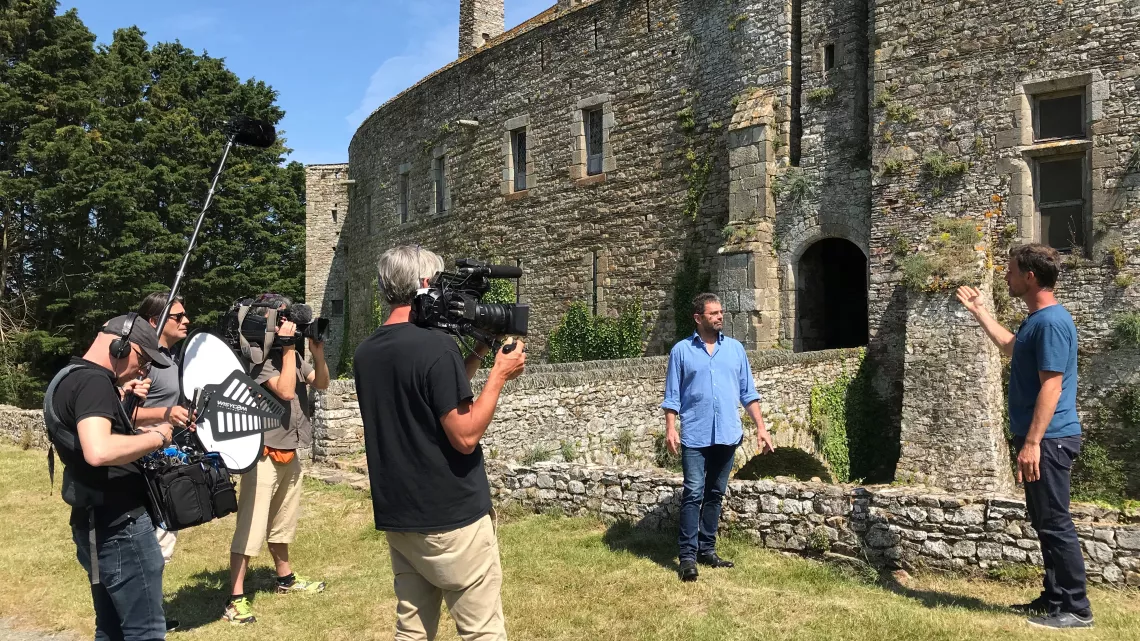 Van au château de Pirou