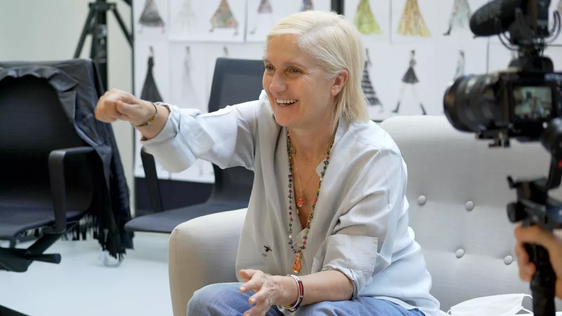 Une femme à la tête de Dior 