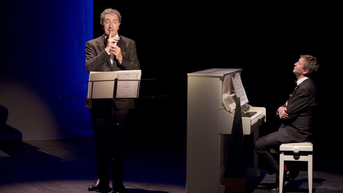  François Morel et Antoine Sahler (piano)