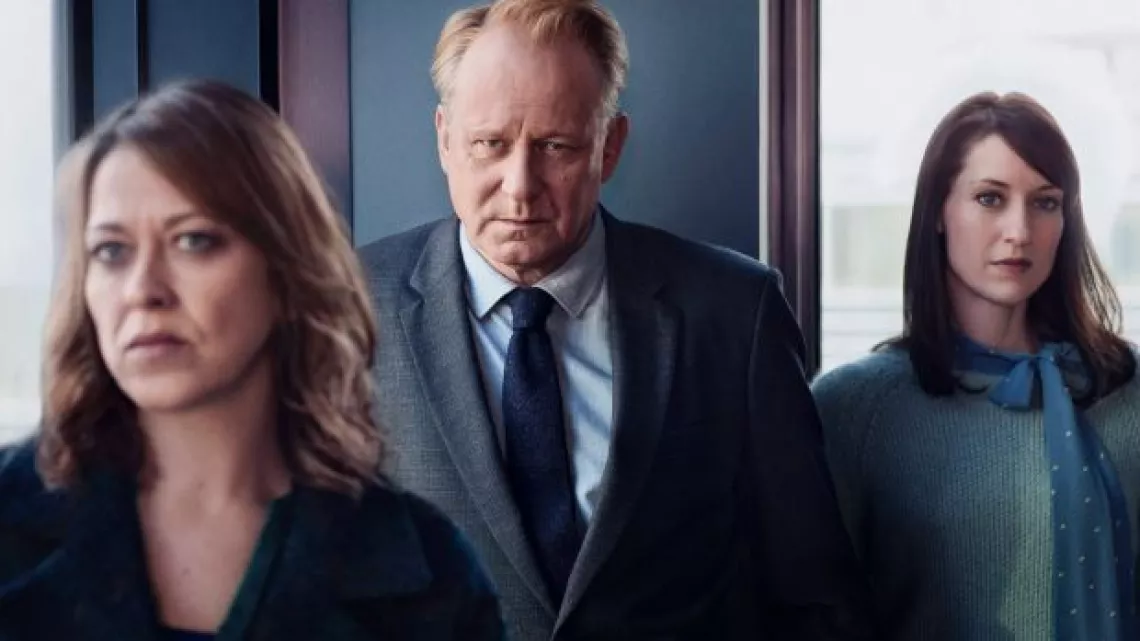 Copyright BBC / Kudos / Nick Briggs Stars Stellan Skarsgård Serie River 