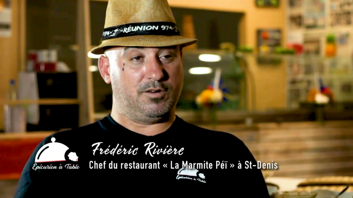 Frédéric Rivière, Chef du restaurant "La Marmite péi" à Saint-Denis de la Réunion