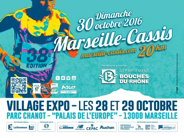 Marseille-Cassis Affiche Course Marseille-Cassis