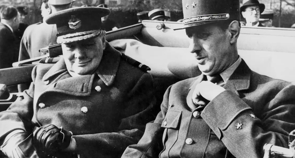 De Gaulle et Churchill