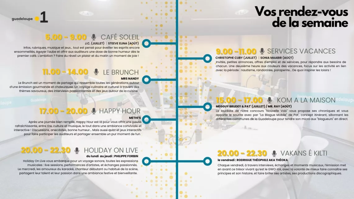 GPE - Grille radio vacances semaine