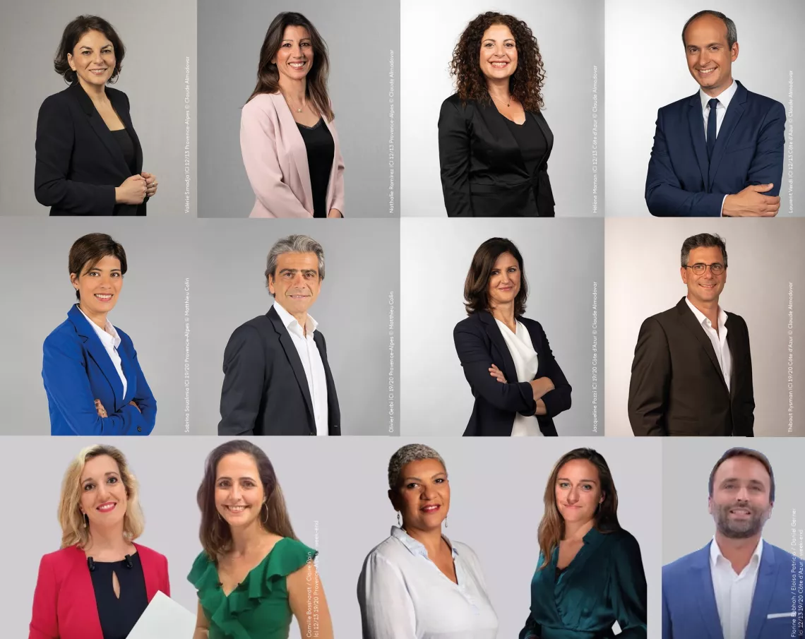 © Matthieu Colin / Claude Almodovar / FTV Présentatrices et présentateurs