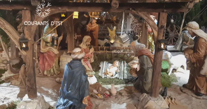 Courants d'Est - Le sentier des crèches - crédit FTV Courants d'Est - Le sentier des crèches - crédit FTV