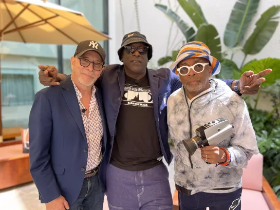 © Nicolas Debru Abdoul avec Spike Lee et Barry Alexander Brown