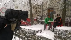 Laurent Guillaume en tournage Laurent Guillaume en tournage