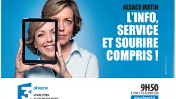 Alsace matin, sourire compris ! - crédit FTV Alsace matin, sourire compris !