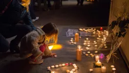 © Service communication ville d'Alès - Alès Agglomération COMMEMORATION DES ATTENTATS DU 13 NOVEMBRE