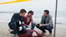 © Fabien Malot / FTV / DEMD Renaud Leymans, Nelly Lawson, Piérick Tournier dans une scène de l'épisode 2 de Tandem