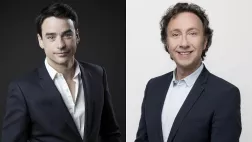 Julian Bugier et Stephane Bern Julian Bugier et Stephane Bern