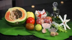 Les ingrédients pour la salade de papaye verte au crabe - Saison 3 - #6 Les ingrédients pour la salade de papaye verte au crabe - Saison 3 - #6
