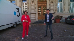 Virginie et Simond devant le 36 boulevard de la Liberté à Lille