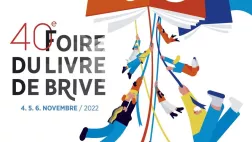 Affiche Foire du livre de Brive 2022