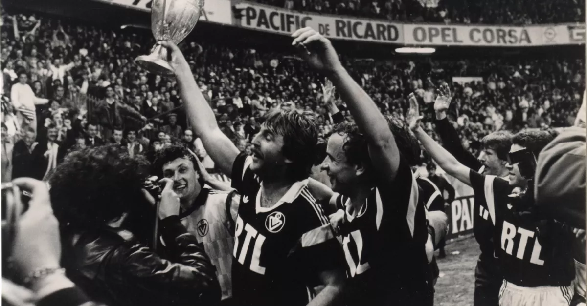 Fanion Finale Coupe De France 1986/1987 FCGB Bordeaux - FC Gueugnon