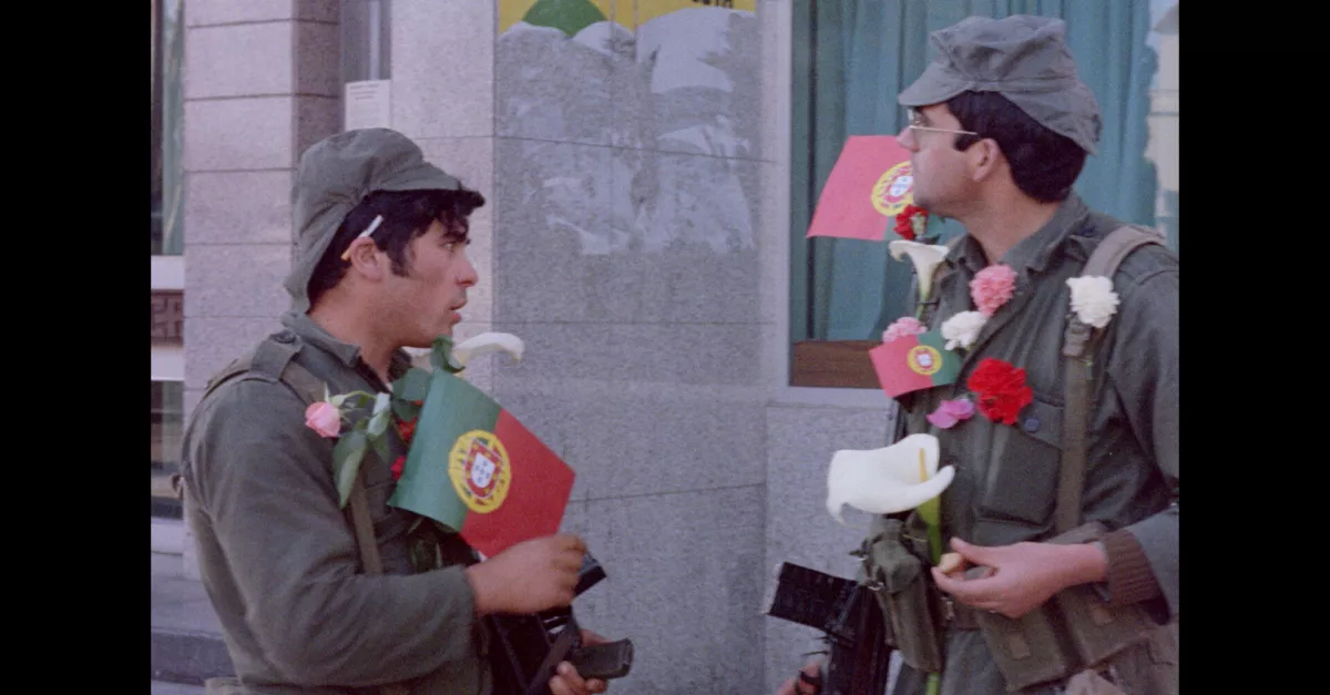 Soldat portugais lors de la Révolution des Œillets