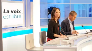 Johanna Rolland sur le plateau de France 3 Pays de la Loire