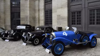 Une Lorraine Dietrich en bleu