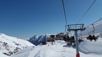 Station de ski de Cauterets Pyrénées 18 mars 2016