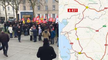 Manifestation à La Roche-sur-Yon contre la loi El Khomri ©Damien Raveleau - Carte A831
