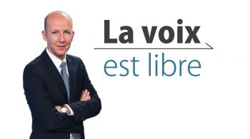 Logo La Voix est libre et Louis Roussel