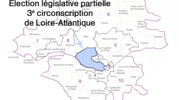 Carte Election législative partielle 44