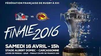 Affiche Finale Rugby XIII Limouxin/ XIII Catalan