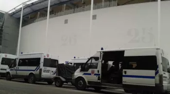 Exercice sécurité police euros 2016 Stadium Toulouse 14 avril
