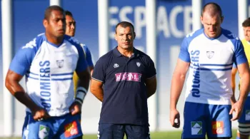 Bernard Goutta et Joueurs US Colomiers Rugby