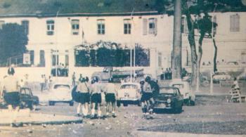 A Pointe-à-Pitre, en mai 1967 (Photo tirée d'une exposition organisée en Guadeloupe en 2010. DR)