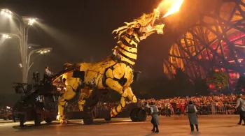 cheval dragon
