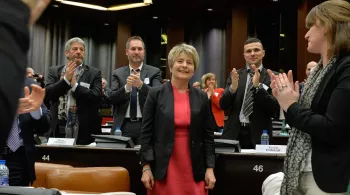 Maxppp - Installation Conseil régional Election présidence 2016