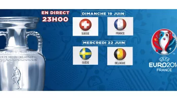  UEFA EURO 2016 EN DIRECT SUR REUNION 1ERE