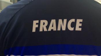 Samuel ETIENNE et le maillot de l'équipe de France